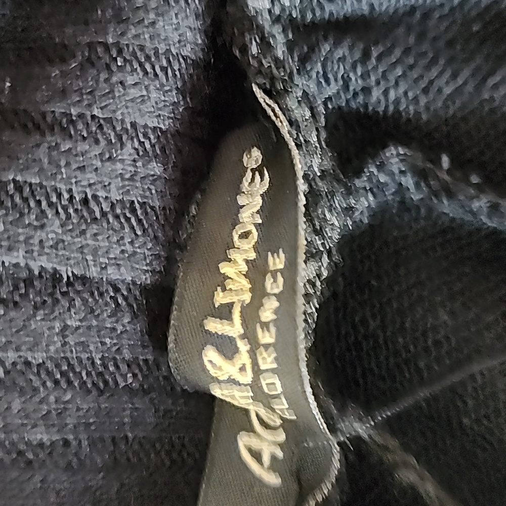 Acqua Limone Striped Black and Gray Women's Pants Made In Italy - Picture 6 of 10